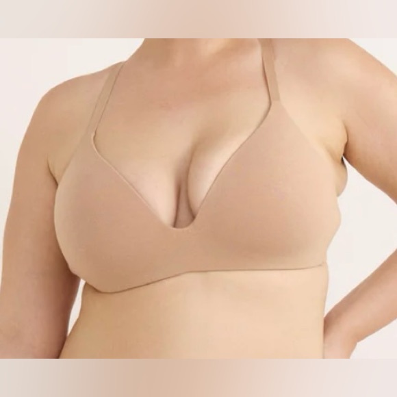 Like NEW - Organic Basics Wireless Cotton Bra - Size 36C - Picture 3 of 5